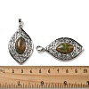 Natural Unakite Pendants G-Q158-02C-3