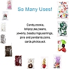 250Pcs 5 Styles Rectangle OPP Cellophane Top Self Seal Bags OPC-YW0001-02-5