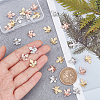 30Pcs 3 Colors Brass Pendants KK-AR0002-30-3