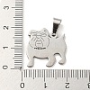 Non-Tarnish 304 Stainless Steel Pendants STAS-NH0001-01B-P-3