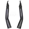 Women's Shiny Polyester Long Fingerless Gloves AJEW-CL0003-03B-7