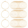 100Pcs 316 Surgical Stainless Steel Wine Glass Charms Rings STAS-UN0046-80-1