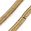 Electroplated Synthetic Non-magnetic Hematite Beads Strands G-B132-A01-01B-1