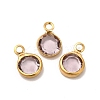 Ion Plating(IP) 304 Stainless Steel with Glass Charms STAS-G305-11G-06-3