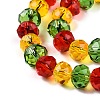 Transparent Glass Beads Strands GLAA-T023-08C-3