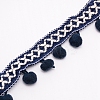 Ethnic Style Trim Fringe Ribbon Ball OCOR-WH0057-14-2