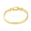 Brass Micro Pave Clear Cubic Zirconia Hollow Rectangle Hinged Bangles for Woman BJEW-M312-03D-G-3