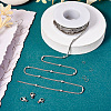 DIY Stainless Steel Satellite Chains Necklace Jewelry Kits DIY-TA0010-46-5