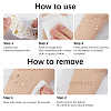 10Pcs Transfer Sticker Proof Removable Temporary Tattoos Stickers DIY-SP0003-65A-01-4
