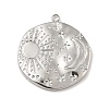 Non-Tarnish 304 Stainless Steel Pendants STAS-A066-02P-1