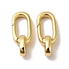 Brass Spring Gate Rings KK-J301-06G-1