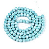Baking Paint Glass Beads Strands X-DGLA-N016-8mm-08-2