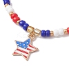 Glass Seed Beaded Stretch Bracelet BJEW-MZ00054-01-3