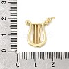 Brass Micro Pave Clear Cubic Zirconia Pendants KK-Z147-18G-3