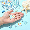 60Pcs 10 Styles Beach Theme Opaque Resin Cabochons RE-FS01E3-01-8