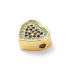 Brass Cubic Zirconia Beads LS-KK-S510-41G-02-2