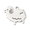 Animal Theme 304 Stainless Steel Pendants LS-STAS-D213-02A-P-1