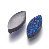Imitation Druzy Gemstone Resin Beads RESI-L026-E03-2