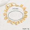 Boho Brass Butterfly Charm Anklets for Women KN9675-2-1