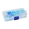 10 Styles Transparent Crackle Acrylic Beads MACR-FS0001-81-6