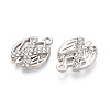 Alloy Rhinestone Pendants FIND-N008-04P-2