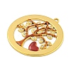 Ion Plating(IP) 304 Stainless Steel Rhinestone Pendants STAS-U007-03C-G-2