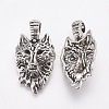 Tibetan Style Alloy Pendants TIBEP-WH0001-01AS-2