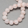 Natural Rose Quartz Bead Strands X-G-R193-13-10mm-2