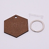 Sublimation Blanks Keychains LS-KEYC-WH0019-01-2