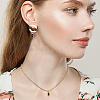 16PCS 8Colors Brass Cubic Zirconia Charms KK-DC0003-77-6