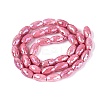 Anti-Tarnish Electroplate Glass Beads Strands EGLA-Q130-02A-13-2