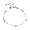 304 Stainless Steel Link Chain Bracelets BJEW-S153-06P-1