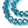 Electroplate Glass Beads Strands X-EGLA-A034-T10mm-A33-2