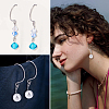 100Pcs 304 Stainless Steel Earring Hooks & 100Pcs Jump Rings DIY-DC0001-37-7