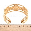 Summer Beach 304 Stainless Steel Open Cuff Bangles for Women SA-CBA9AC8-02C-G-2