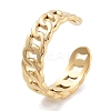 304 Stainless Steel Open Cuff Rings RJEW-K273-06G-1