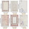Flower Lace Scrapbook Paper Pads AJEW-FH0007-65-2