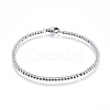Tarnish Resistant 304 Stainless Steel Ball Chain Bracelets STAS-J023-10P-1