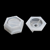 Hexagon Shape Candle Jar Molds LS-DIY-K073-03-4