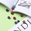 Mixed Color Polymer Clay Grade A Crystal Rhinestone Pave Disco Ball Beads X-RB-H258-10MM-M-5