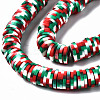 Handmade Polymer Clay Beads Strands CLAY-N008-010-H24-A-2