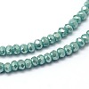 Faceted Rondelle Full Rainbow Plated Electroplate Glass Beads Strands EGLA-M004-2mm-A15-3