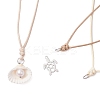 Adjustable Korean Waxed Polyester Cord Necklace Making AJEW-JB01310-02-5