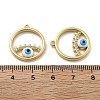 Brass Micro Pave Cubic Zirconia Pendants KK-U060-07G-02-3