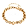 304 Stainless Steel Double Link Chain Bracelets for Women SA-H001-23G-3