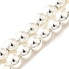 Electroplated Synthetic Magnetic Hematite Beads Strands G-L613-F01-02D-1