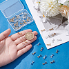 60Pcs 2 Colors Rack Plating Brass Snap on Bails KK-UN0004-72-4