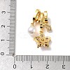 Brass Micro Pave Cubic Zirconia Pendants KK-D383-02G-01-3
