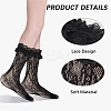 8 Pairs 6 Colors Nylon Women's Socks AJEW-CN0004-36-5