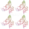 PVC Butterfly Car Decals ST-WH0005-02C-1
